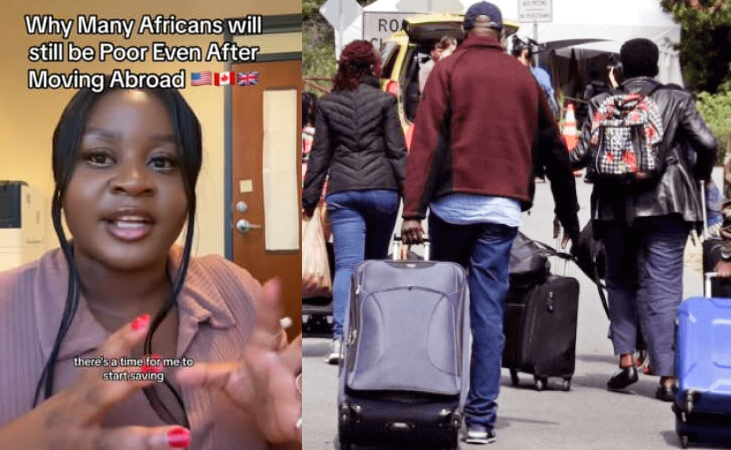 Lady Explains “Why many Africans are still poor even after moving abroad”